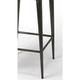 thumbnail image 2 of Dark Brown Leather Bar Stool, 2 of 5