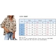 thumbnail image 2 of Hanerdun Women Star Sweatshirt Hoodie Female Pullover Hooded Top with Pocket Sky Blue XL, 2 of 3