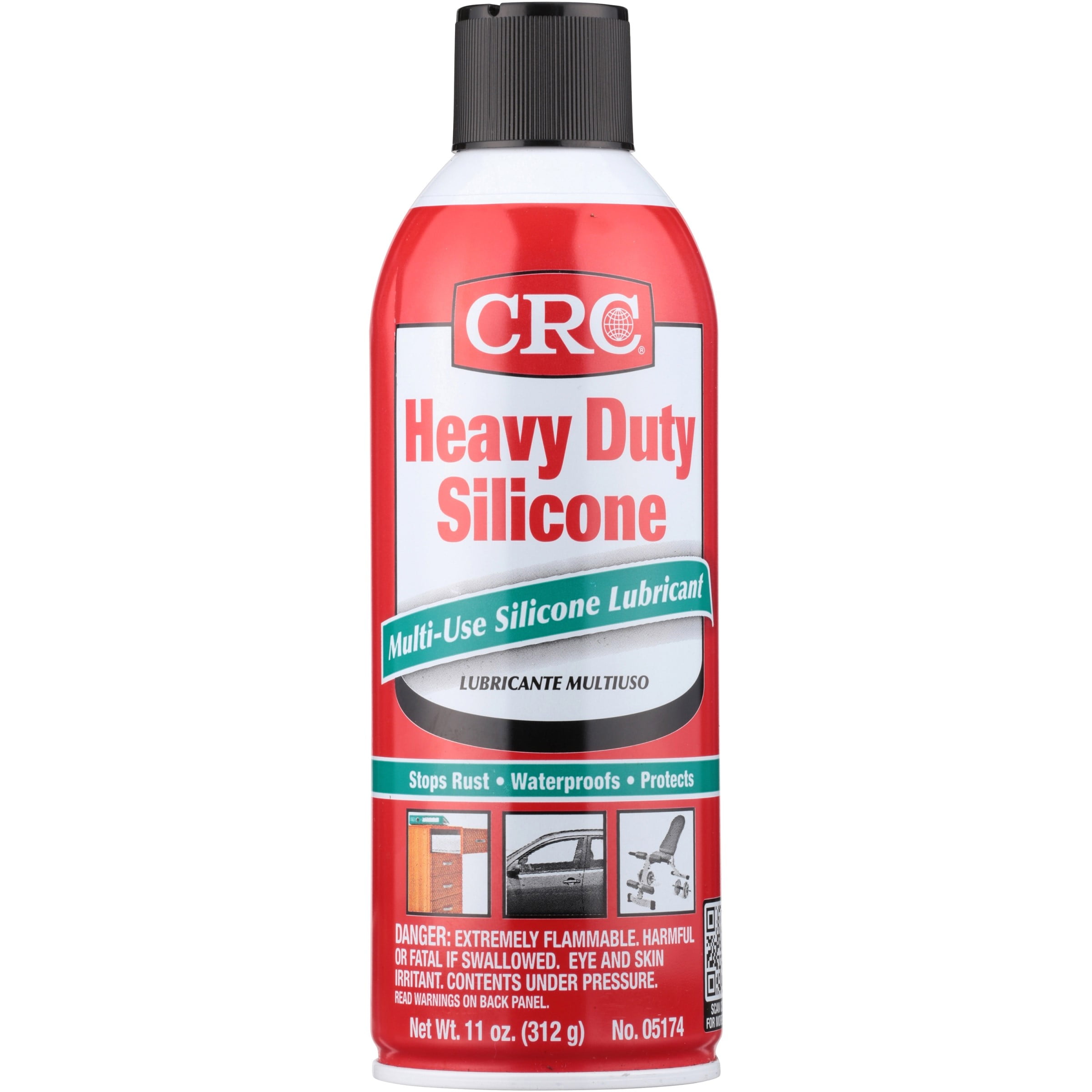 Silicone Lubricant Multi Use Heavy Duty CRC Spray Waterproof Stop Rust 11  Oz USA