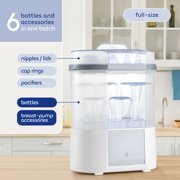 Chicco Advanced Electric Steam Sterilizer & Dryer for Baby Bottles, Pacifiers, Toys and More - White