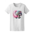 thumbnail image 2 of Baby Hippo In Fashion Skirt T-Shirt Women -Image by Shutterstock, Female Small, 2 of 4