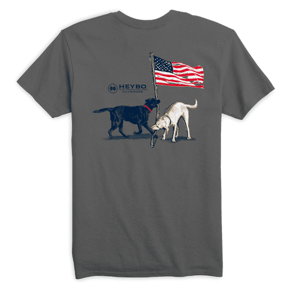 Heybo Outdoors Labs & Flags Comfortable and Stylish Unisex T-Shirt Short Sleeve Tee-3XL