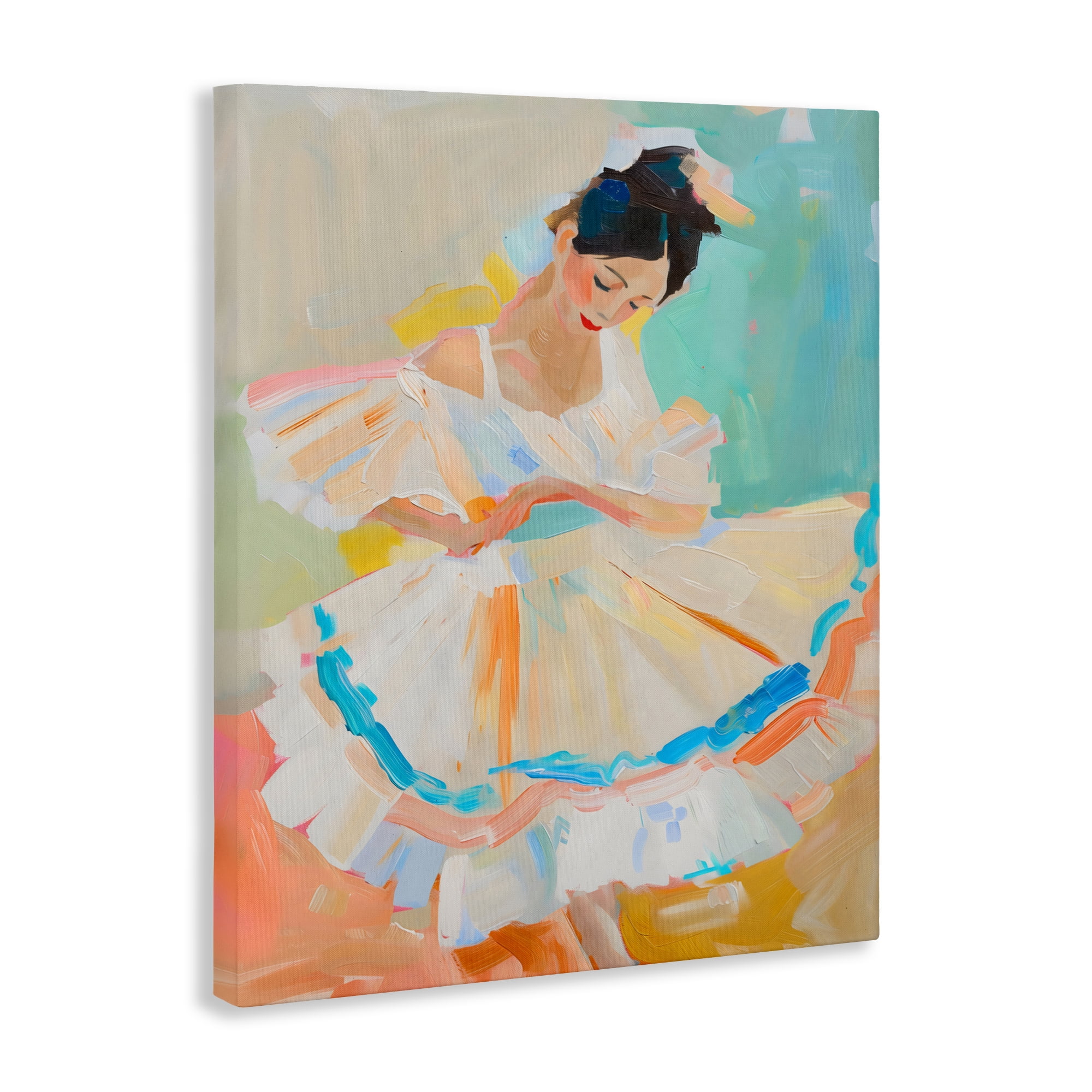 Stupell Industries Dancer with Flowing Dress Canvas Wall Art, design by The Prints Vibe