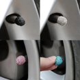 thumbnail image 3 of 4pcs New Crystal Vehicle Bling Shining Wheel Cap Car Charms Decoration Automobiles Accessories Tire Valve Caps, 3 of 5