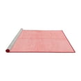thumbnail image 2 of Ahgly Company Machine Washable Indoor Round Solid Red Modern Area Rugs, 4' Round, 2 of 4
