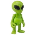 thumbnail image 2 of Space Adventure: Alien Figurine - 4 Articulated Points, 3" Vibrant Green Sci-Fi Alien, Posable Action Figure, Cosmic Toy, Classic Design, Kids Ages 3+, 2 of 7