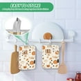 thumbnail image 4 of Yayeee Pot Holders Kitchen Heat Resistant with Pocket 7"x9.8" Cotton Oven Cooking Hot Pads, Orange Fall Pumpkin, 4 of 7