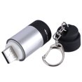 thumbnail image 1 of Linterna LED Mini Toystoory llavero impermeable USB recargable para senderismo Camping Plata, 1 of 6