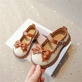 thumbnail image 6 of NOKIO Kids Mary Jane Loafers Girls' Mary Jane Sandals With Bow Girls Dress Shoes Cute Bow Mary Jane Shoes Ballerina With Satin Ankle Tie For Wedding Birthday Party, 6 of 6
