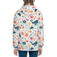 thumbnail image 6 of Naloa Sea Life 1 Teenage Zipper Hoodie, Long Sleeve Zip Up Hoodies Casual Jackets Tops for 7-12 Years-Medium, 6 of 6