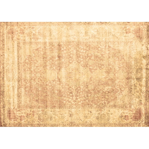 Ahgly Company Indoor Rectangle Persian Brown Traditional Area Rugs, 5' x 8'