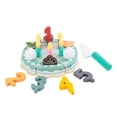 thumbnail image 1 of Girls Simulation Birthday Cake Food Toy Wood Pretend Play Shopping Toy Cooking Utensils Relastic Celebrate Birthday Set, 1 of 6