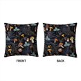 thumbnail image 3 of Dark Wild Forest Mushrooms Velvet Throw Pillow Covers Sofa Pillowcase Car Square Throw Pillowcases Home Decoration 18x18Inch, White 6 (LTT6666), 3 of 6