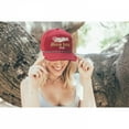thumbnail image 2 of AMERICAN NEEDLE Miller High Life Beer Snapback Baseball Dad Hat, Coachella Collection, 21017A-MHL-WINE, 2 of 3