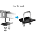 thumbnail image 4 of Anti Rattle Hitch Bracket Ball Mount Tightener Tongue Tow Bar Trailer  AU, 4 of 9