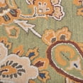 thumbnail image 3 of Rugsotic Carpets Hand Tufted Wool Eco-Friendly Area Rugs - 5'x8', Rectangle, Green, Modern Contemporary Design, High Pile Handmade Anti Skid Rugs for Living Room, Bed Room (K00151), 3 of 6