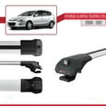 thumbnail image 3 of Compatible with Hyundai Elantra Touring (FD) 2009-2012 ACE-1 Car Roof Rack Cross Bar Grey Aluminium 2 Bars, 3 of 7