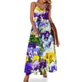 thumbnail image 1 of Pensamientos Pensamientos Pensamientos Vestido sin mangas Vestido de playa Vestido de manga larga Ropa de mujer Vestidos elegantes para mujer en oferta, 1 of 7