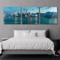 thumbnail image 5 of Epic Art 'Hong Kong Twilight' by Epic Portfolio, Acrylic Glass Wall Art, 3 Piece Set, 108" x 36", 5 of 8