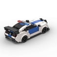thumbnail image 2 of Police Car Racing Car Assembly Building Blocks Toys, Puzzle Building Toy, 2 of 5