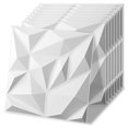 thumbnail image 1 of Paneles 3D de PVC blanco Art3d, 20 piezas, 30 x 30 cm, 1 of 4