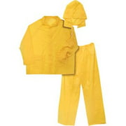 Ironwear 83618 5XL Economy Rainsuit, Yellow - 3 Piece