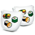 thumbnail image 4 of ZheElen Golf Maillet Putter Tête Couvre-Chef de Club de Golf Carré pour les Femmes Hommes sushi Putter Couverture 1Set, 4 of 6
