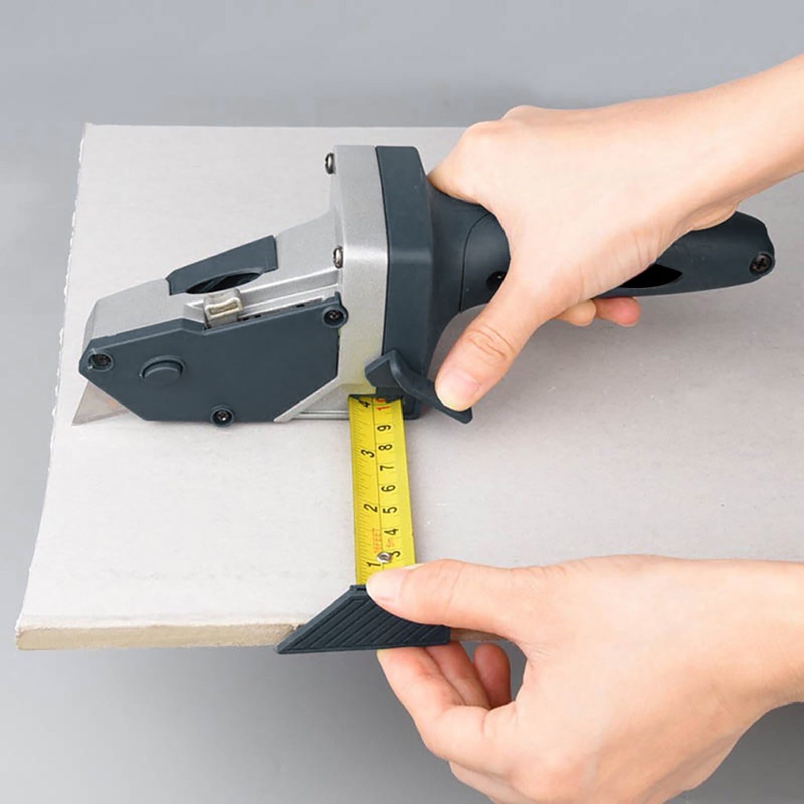 Drywall Cutting Tool - Aluminum/TPR Plastics, for Precise Cutting of Plasterboard/Foam Board