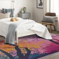 thumbnail image 4 of Tree Rugs for Living Room - Tree Rug & Home Decor, Branch Rugs for Entryway, Washable Rugs, 3x5 Area Rug, Non Slip Soft Indoor Door Mat, Pink and Yellow Carpet & Room Decorations, 4 of 7
