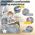 thumbnail image 3 of Datingday 3 in 1 Foldable Toddler Couch,Glow in The Dark Fold Out Couch Toddler Sofa,Convertible Sofa to Lounger for Kids, 3 of 7