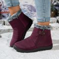 thumbnail image 2 of Insulated Winter Boots for Women with - Outdoor Footwear Zipper Closure Low Heel Cold Weather Trekking Shoes, 2 of 9