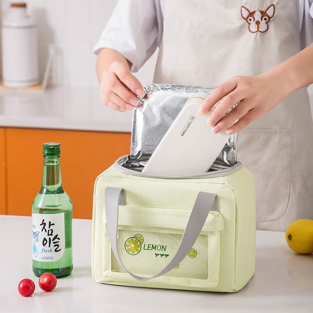 Bolsa de almuerzo portátil, bolsa de picnic portátil, bolsa de aislamiento para exteriores, bolsa de película de aluminio, bolsa Bento, bolsa de lonchera para niños