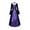Purple, variant on Nmnitkp Gothic Dress Unique Design Women Medieval Off Shoulder Dress, Irish Chemise Costume Renaissance Long Dressnk Dress Cold Shoulder Sleeve Christmas Party Dress（Plus Size）