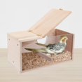 thumbnail image 6 of CarpNettore Wooden Bird House Bluebird House Breeding Rustic DIY Paintable Chickadee Box for Left Opening, 6 of 9
