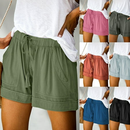 Women's Summer Causal Drawstring Loose Short Pants | Walmart Canada