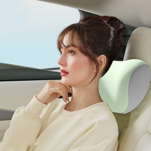 Funda de almohada para reposacabezas de coche, juego de cojines lumbares coloridos, cojín lumbar para respaldo de asiento de conductor, soporte lumbar para coche, almohada para el cuello, reposacabeza