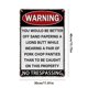thumbnail image 5 of Letrero Hojalata Advertencia Metal Pintura Hierro Rectangular Pared para Y Bar 30x40cm, 5 of 8
