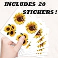 thumbnail image 3 of 80Pcs Sunflower Stickers, 3 of 7