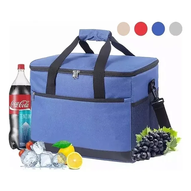 30 L Mochila Hieleras Enfriador Bolsa Impermeable Portátil Color Azul