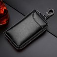 thumbnail image 1 of Large Capacity Zipper Car Key Bag Men's Waist Hanging Genuine Leather Women's Card Bag Multi-function Fashion Key Chain Couple, 1 of 6