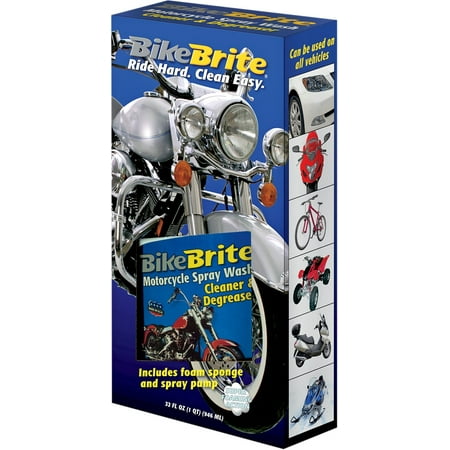 Bike Brite Motorcycle Cleaner Degreaser Spray Kit