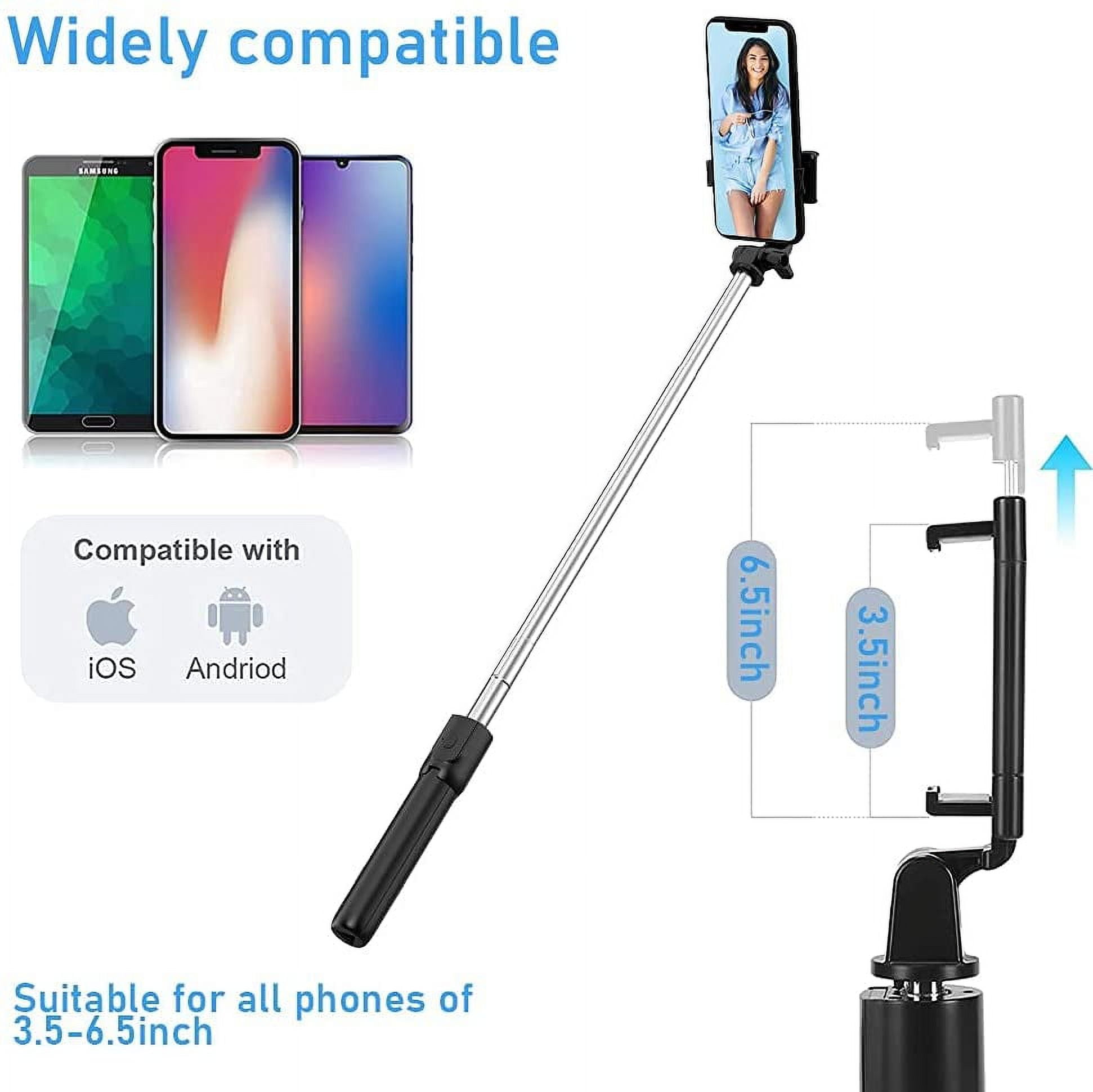 Tech-Protect Selfie Stick Bluetooth Con Telecomando, 148 Cm - Foto 12