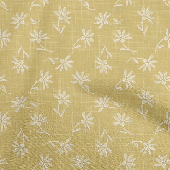 oneOone Polyester Spandex Beige Fabric Asian Block Fabric For Sewing Printed Craft Fabric By The Yard 56 Inch Wide