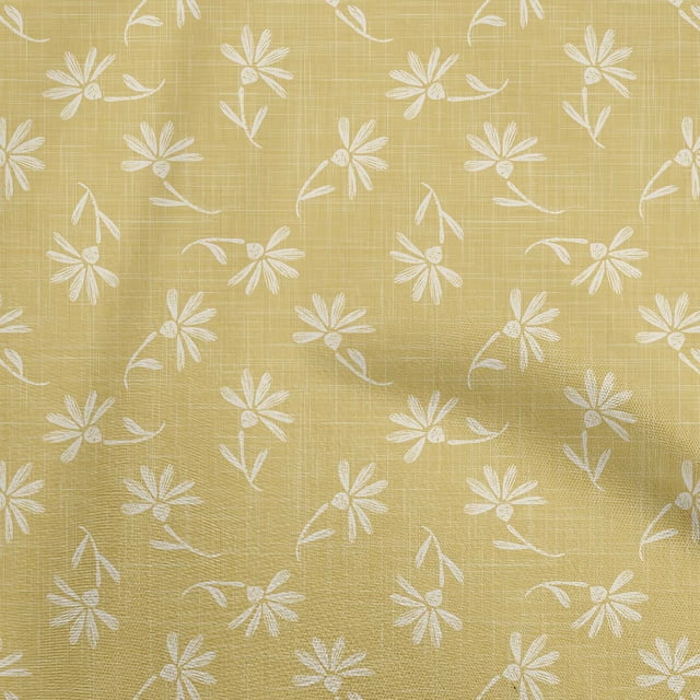 oneOone Velvet Beige Fabric Asian Block Craft Projects Decor Fabric Printed By The Yard 58 Inch Wide