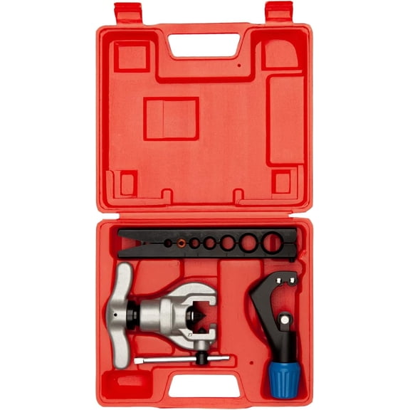 JYWW Double Flaring Tool Kit Copper Line Tube Cutter brake pipe pipe cutter set for heating and cooling flaring tool flaring tool air conditioning 3/16''-3/4''