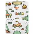 thumbnail image 2 of FMSHPON Green Dino Sun Car Clipboard Hardboard Wood Nursing Clip Board and Pull for Standard A4 Letter 13x9 inches, 2 of 5