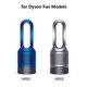 thumbnail image 4 of Replacement Remote Control HP02 HP03 for Dyson Pure Hot+Cool(Silver), 4 of 5