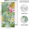 thumbnail image 2 of Coolnut Pineapple Soft Hand Towels, 2 PcsAbsorbent Bath Towel Decorative Fingertip Towels for Bathroom Gym Spa Hotel Beach Swimming Pool,14.4"x 28.3", 2 of 6