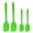 Green, variant on 4pcs Kitchen Cooking Silicone Spatula Set Heat Resistant Turners Scraper Baking Utensils Orange