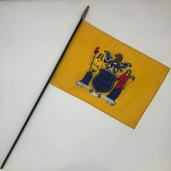 New Jersey Flag 12" X 18" (12PK)